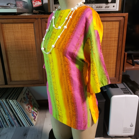 Vintage 1930s-1940s Zipup Blouse Sz Small - Picture 4 of 4